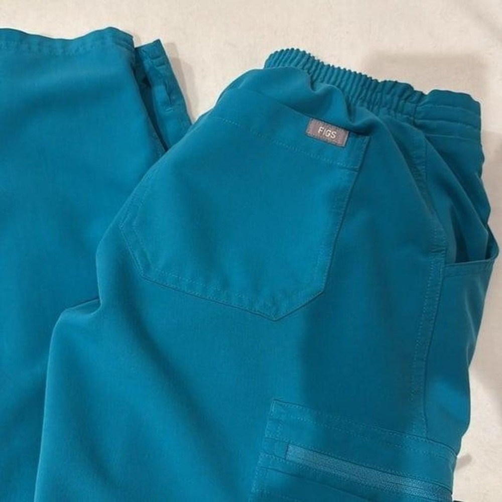 Figs Teal Scrub‎ Pants - Picture 6 of 10